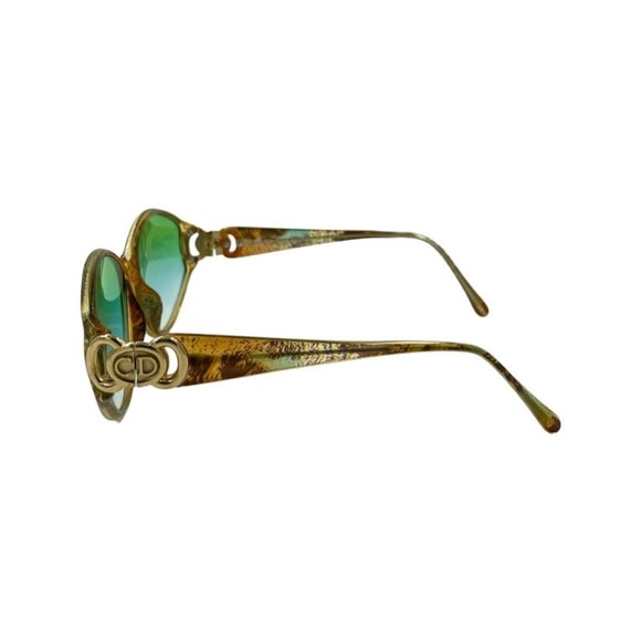 80s/90s Christian Dior Cat Eye Optyl Plastic Sunglasses Eyewear Made in Austria main image 4